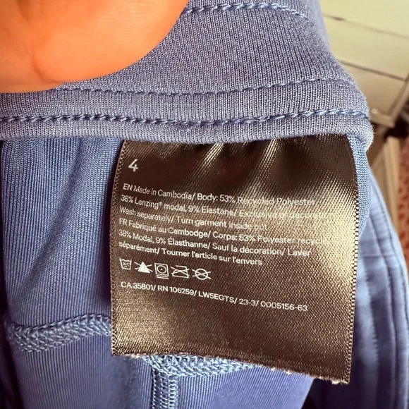 lululemon athletica Blue Wide-Leg Sweatpants like new - Picture 7 of 7